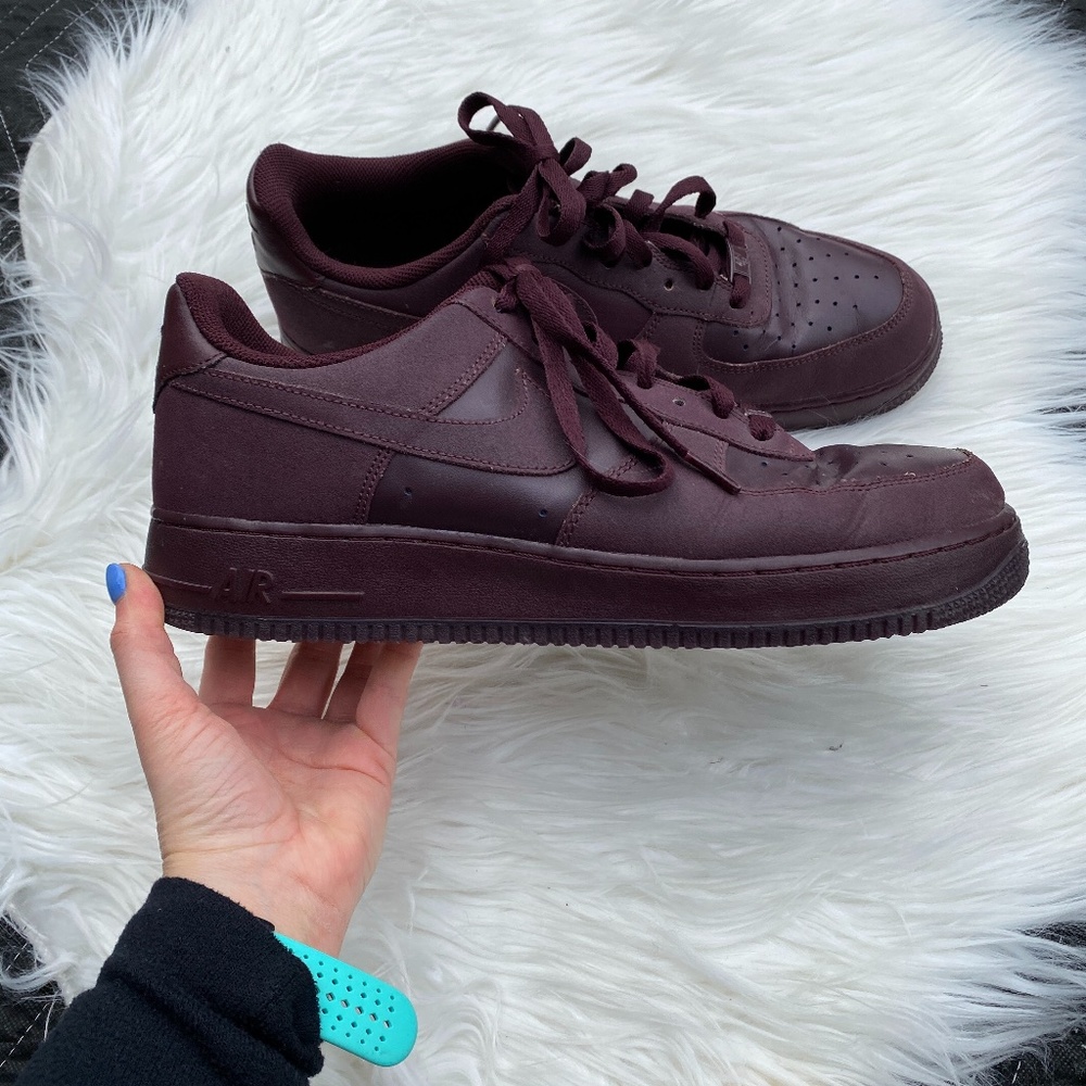 Nike Classic Air Force 1 Solid Maroon - image 1